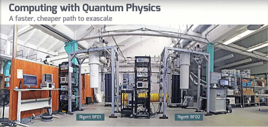 Developmental quantum computing systems. Image credit: Rigetti Computing